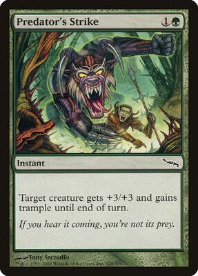 Predator's Strike card from Mirrodin