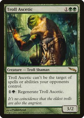 Troll Ascetic card from Mirrodin