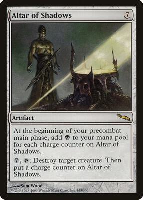 Altar of Shadows card from Mirrodin