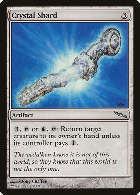 Crystal Shard card from Mirrodin