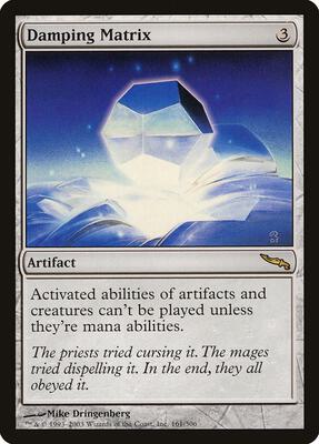 Damping Matrix card from Mirrodin