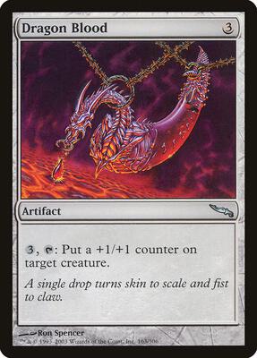 Dragon Blood card from Mirrodin