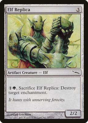 Elf Replica card from Mirrodin