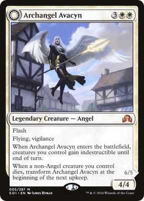 Archangel Avacyn card from Shadows over Innistrad