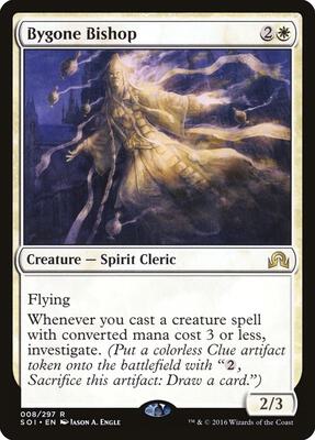 Bygone Bishop card from Shadows over Innistrad