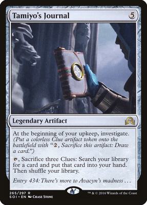 Tamiyo's Journal (Entry 434) card from Shadows over Innistrad