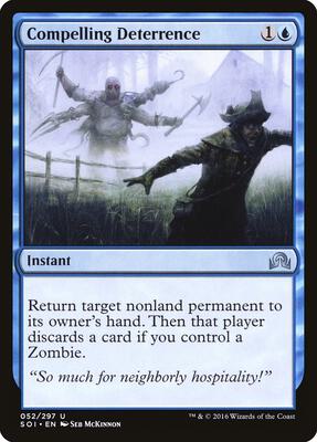 Compelling Deterrence card from Shadows over Innistrad