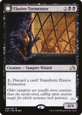 Elusive Tormentor card from Shadows over Innistrad