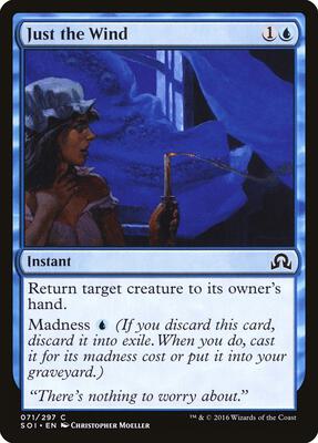 Just the Wind card from Shadows over Innistrad