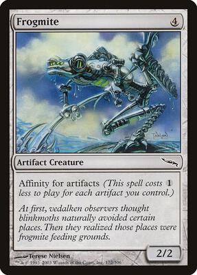 Frogmite card from Mirrodin