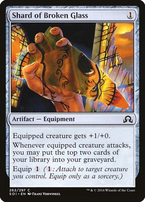 Shard of Broken Glass card from Shadows over Innistrad