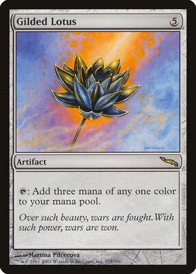 Gilded Lotus card from Mirrodin