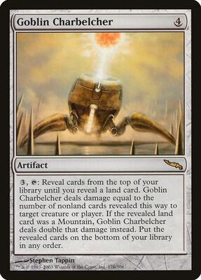 Goblin Charbelcher card from Mirrodin
