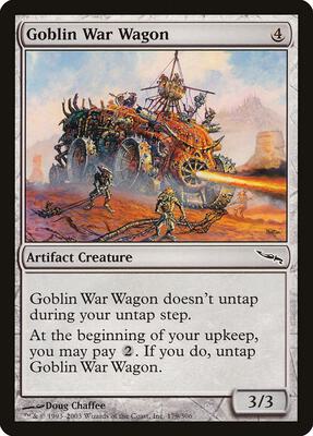 Goblin War Wagon card from Mirrodin