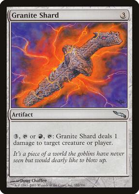 Granite Shard card from Mirrodin