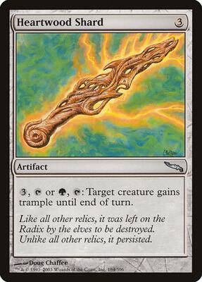 Heartwood Shard card from Mirrodin