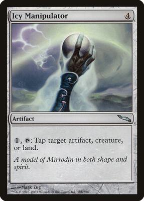 Icy Manipulator card from Mirrodin