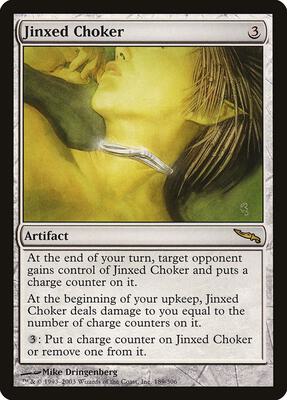 Jinxed Choker card from Mirrodin