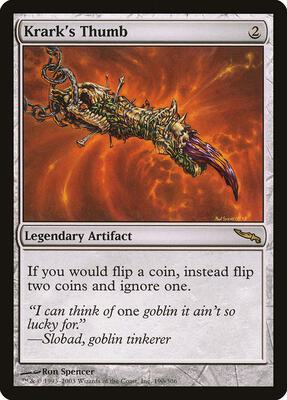 Krark's Thumb card from Mirrodin