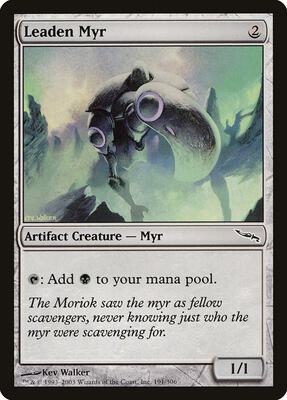 Leaden Myr card from Mirrodin