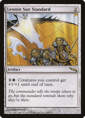 Leonin Sun Standard card from Mirrodin