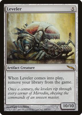 Leveler card from Mirrodin