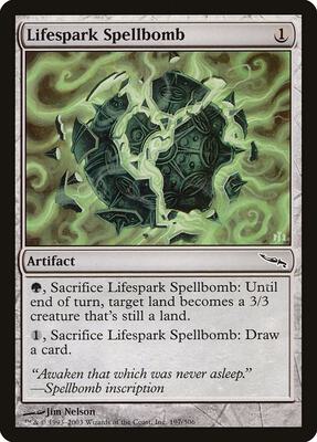 Lifespark Spellbomb card from Mirrodin