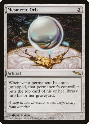 Mesmeric Orb card from Mirrodin