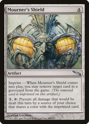 Mourner's Shield card from Mirrodin