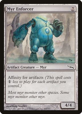 Myr Enforcer card from Mirrodin