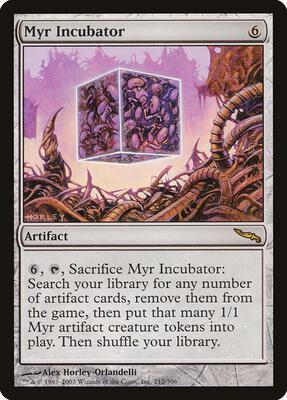 Myr Incubator card from Mirrodin