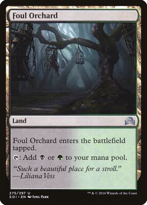 Foul Orchard card from Shadows over Innistrad