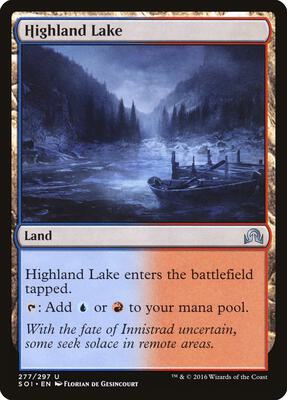 Highland Lake card from Shadows over Innistrad