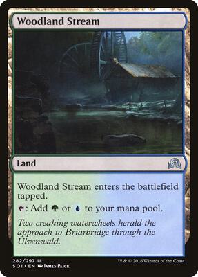 Woodland Stream card from Shadows over Innistrad