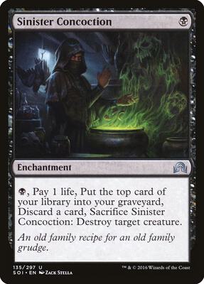 Sinister Concoction card from Shadows over Innistrad