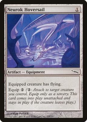 Neurok Hoversail card from Mirrodin