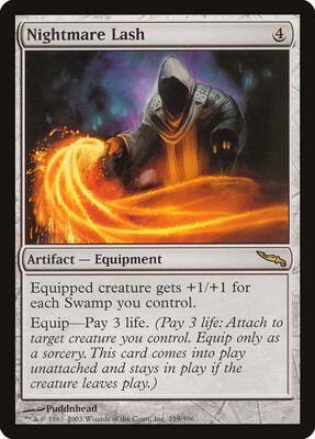 Nightmare Lash card from Mirrodin