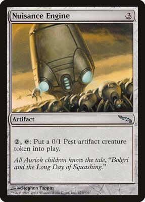 Nuisance Engine card from Mirrodin