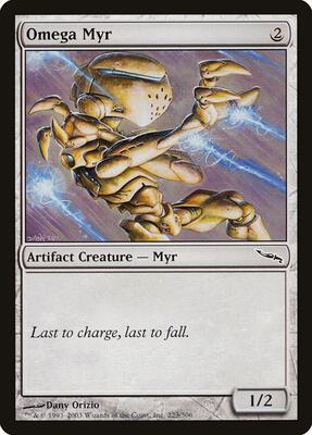 Omega Myr card from Mirrodin