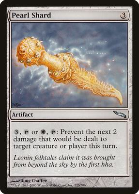 Pearl Shard card from Mirrodin