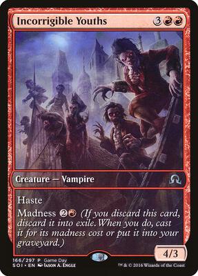 Incorrigible Youths card from Game Day & Store Championship Promos