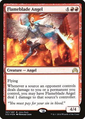 Flameblade Angel card from Unique and Miscellaneous Promos