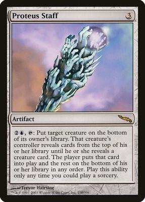 Proteus Staff card from Mirrodin