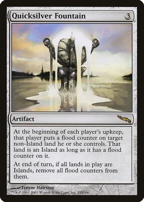 Quicksilver Fountain card from Mirrodin