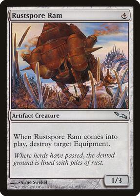 Rustspore Ram card from Mirrodin