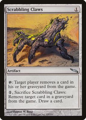 Scrabbling Claws card from Mirrodin