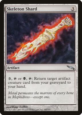 Skeleton Shard card from Mirrodin