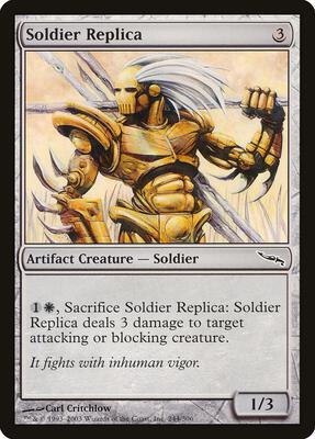 Soldier Replica card from Mirrodin