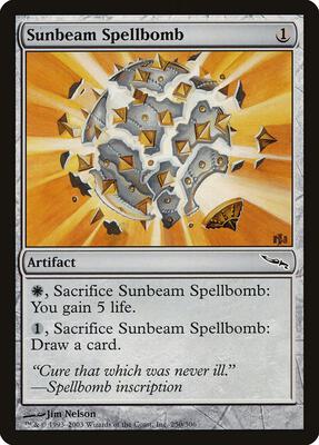 Sunbeam Spellbomb card from Mirrodin