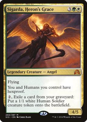 Sigarda, Heron's Grace card from Shadows over Innistrad